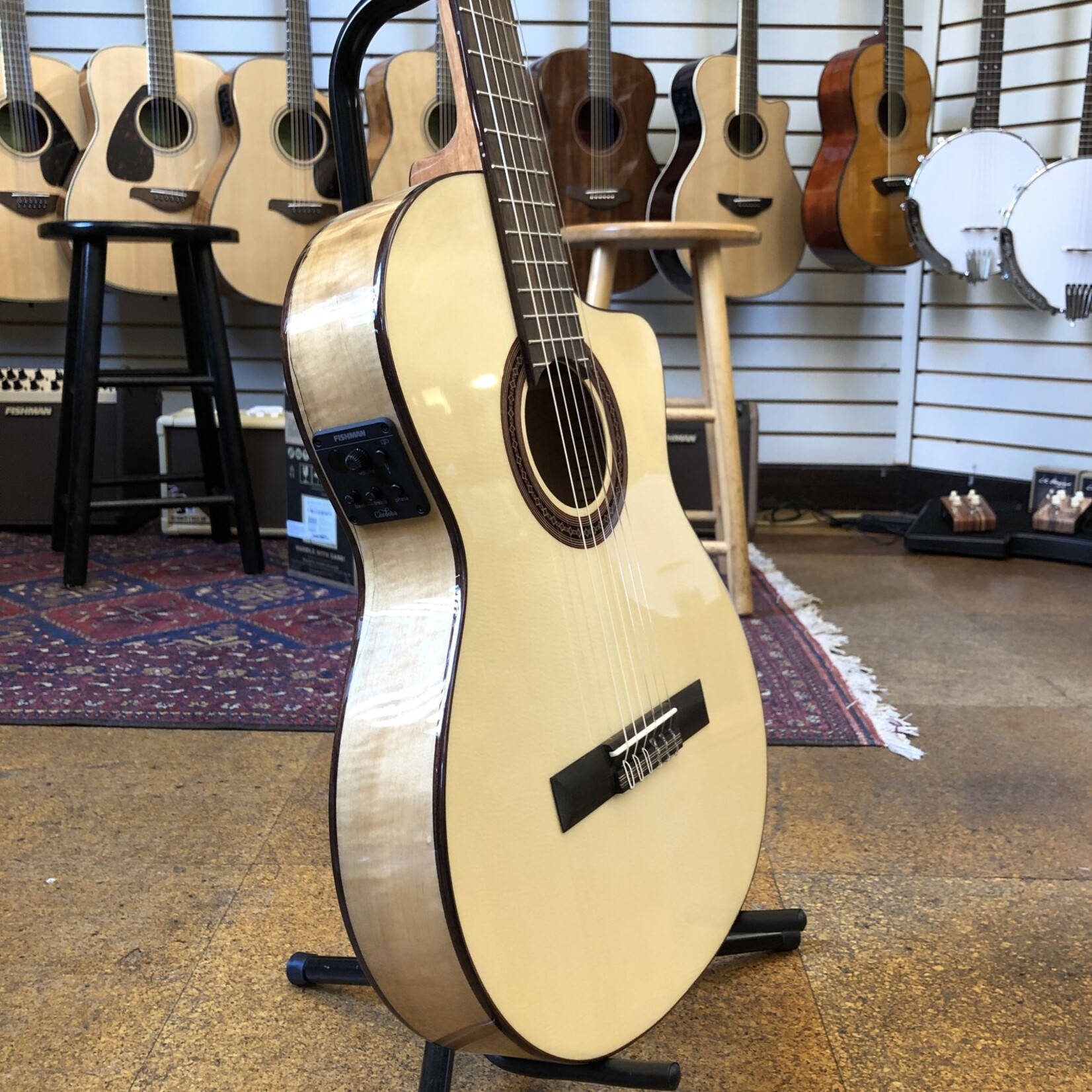 Cordoba Cordoba Limited Edition C5-CET Solid Spruce/Spalted Maple Cutaway Acoustic-Electric