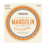 D'Addario D'Addario EFW74 Flatwound Mandolin Strings Phosphor Bronze Medium 11-36