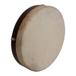 Mid-East Dobani Wood 10" x 2" Frame Drum - Pretuned Goatskin Head with Beater