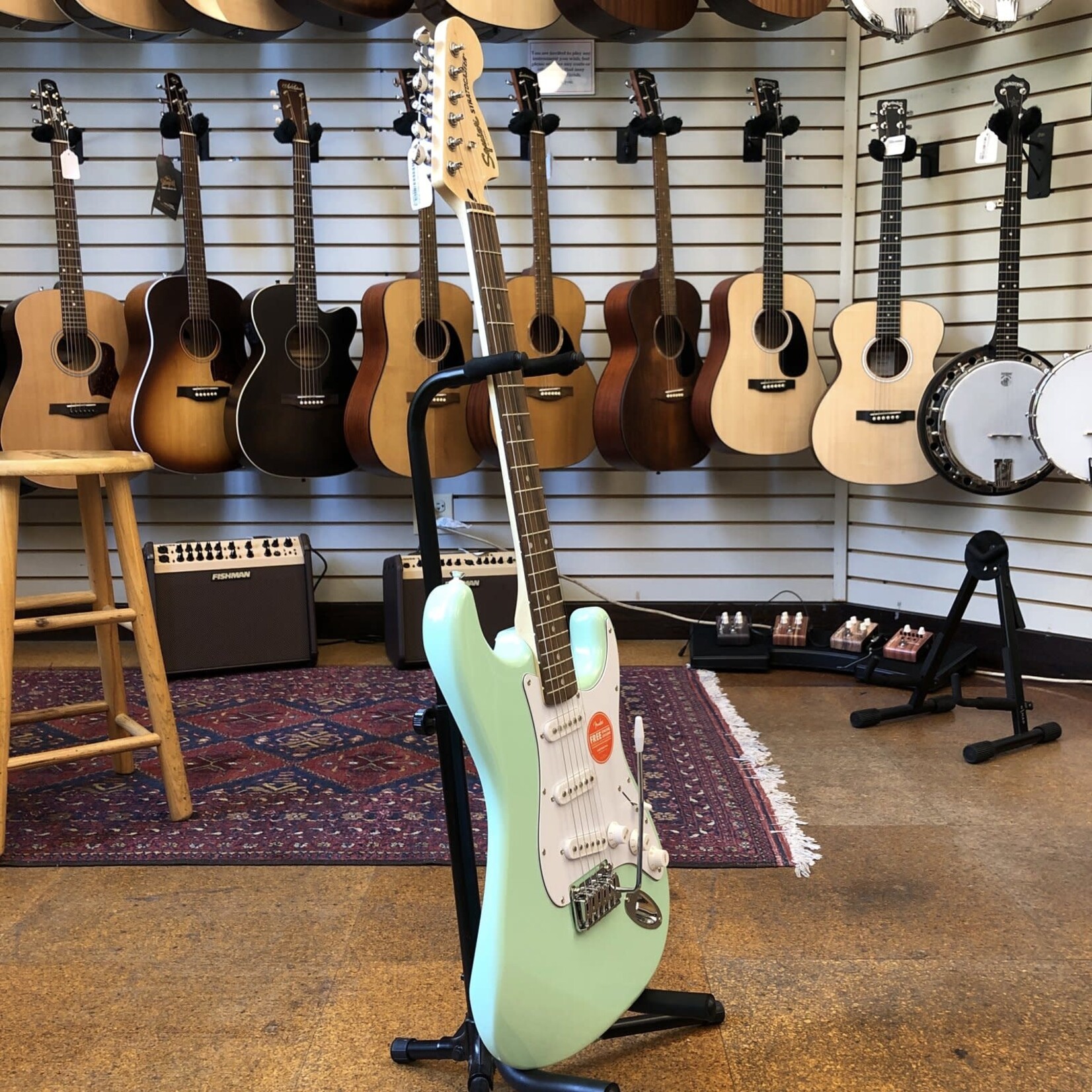 Squier Squier Affinity Series Stratocaster Surf Green w/Indian Laurel Fingerboard