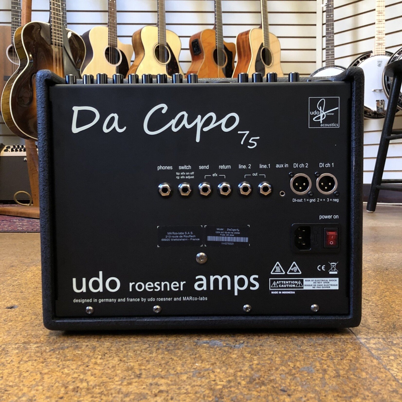 Udo Roesner Udo Roesner Amps Da Capo 75 75-watt 1x8" Acoustic Combo Amp