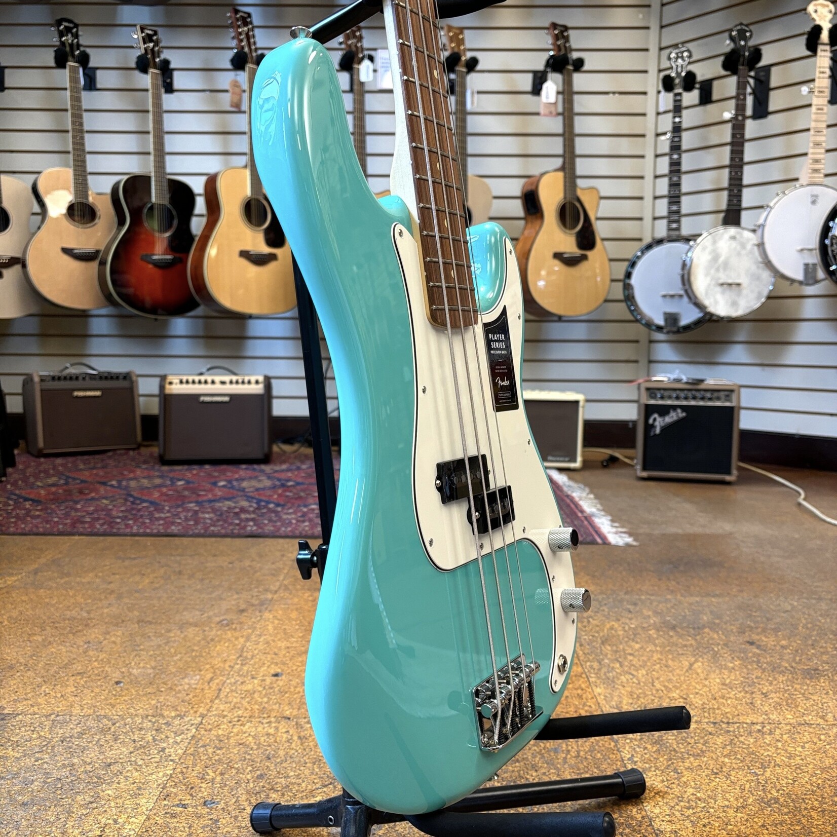 Fender Fender Player Precision Bass Sea Foam Green w/Pau Ferro Fingerboard