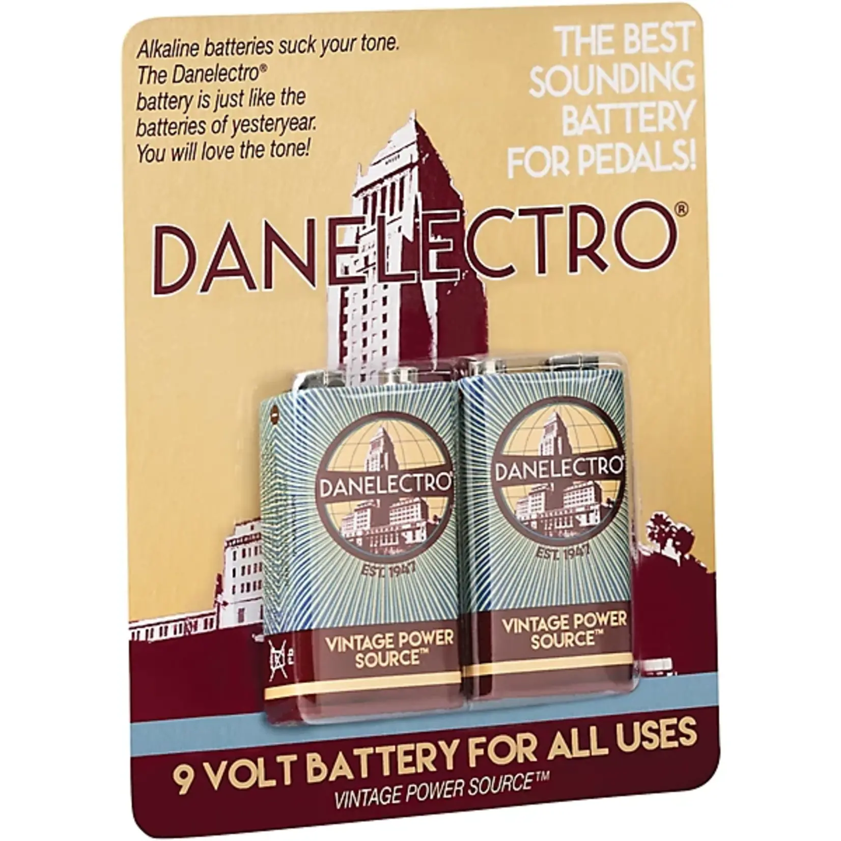 Danelectro Danelectro 9V Battery 2-Pack