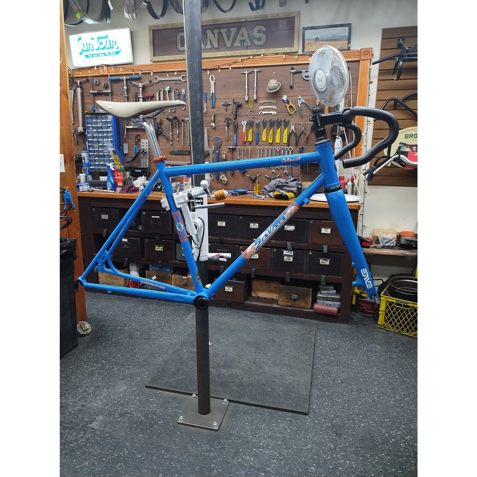 Salsa Cycles Salsa Colossal Frameset, 55cm, Blue