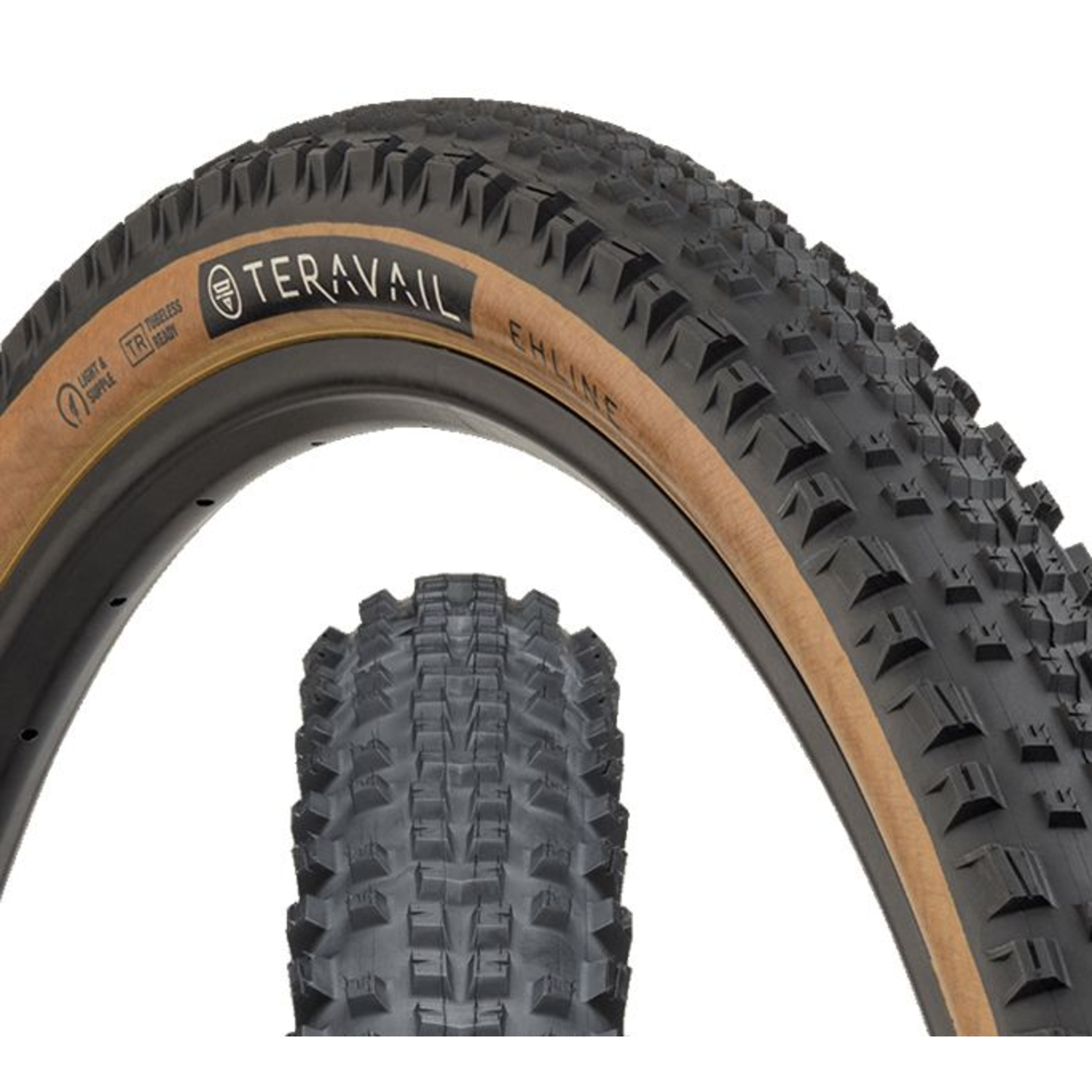 Teravail Teravail Ehline Tire - 29 x 2.5, Tubeless, Folding, Tan, Light and Supple