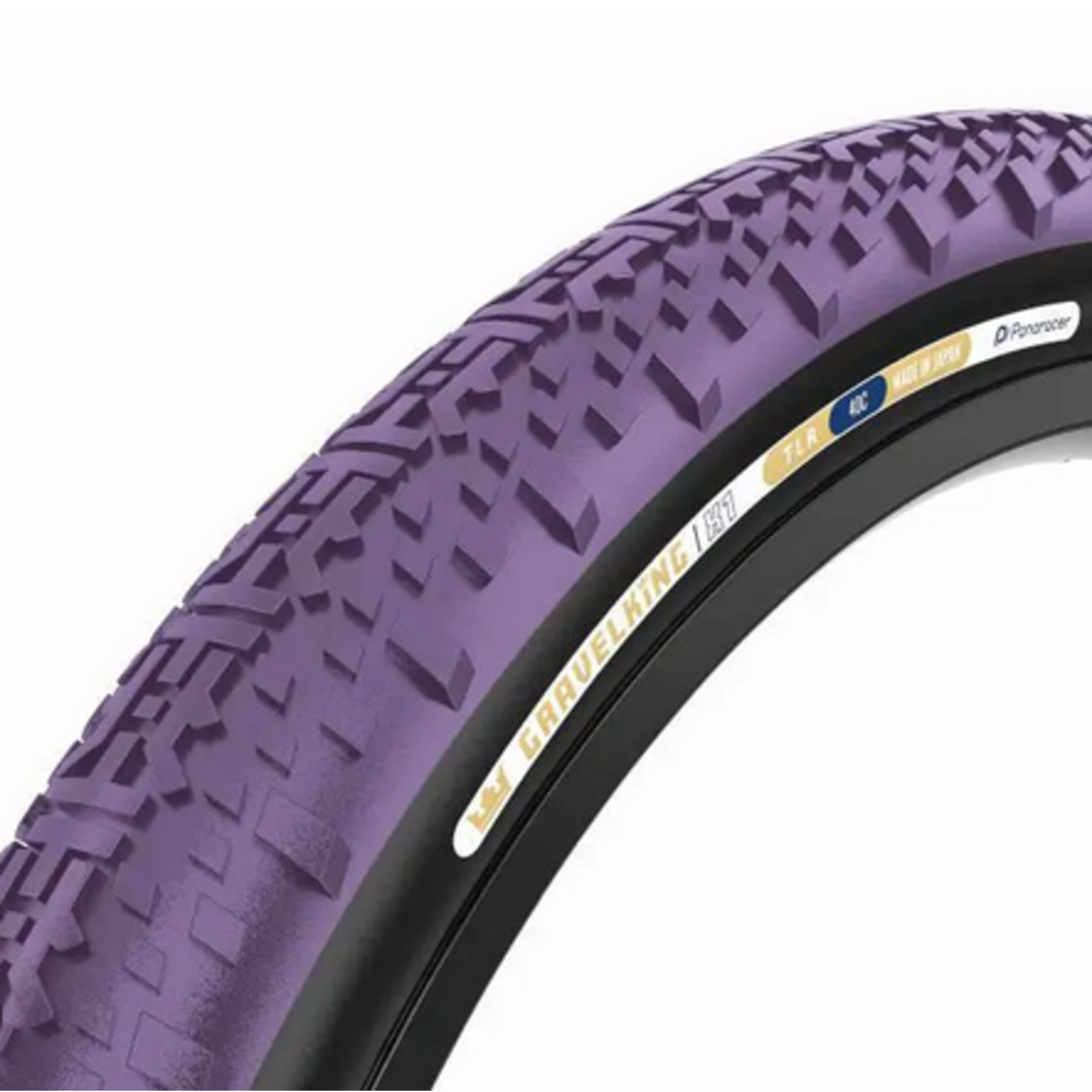 Panaracer Panaracer Gravel King X-1, 700 X 45C Purple/Black Tubeless/Folding