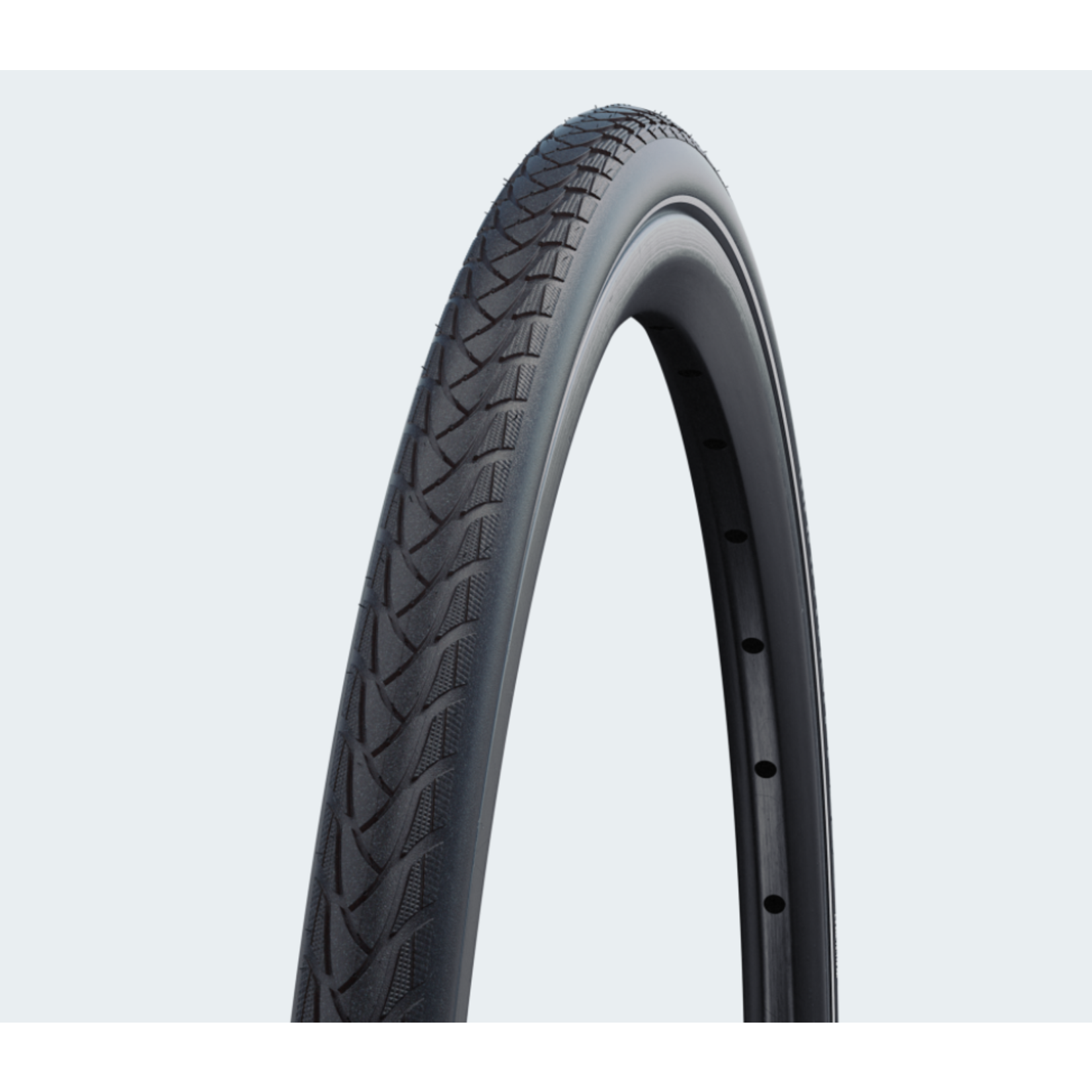 Schwalbe Schwalbe Marathon Plus Wheelchair Tire 26 x 1.0 (25-559) Black, Blk'nRoll, SmartGuard, Wire