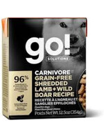 Go! Go! - Carnivore Shredded Lamb & Boar Dog 12.5oz