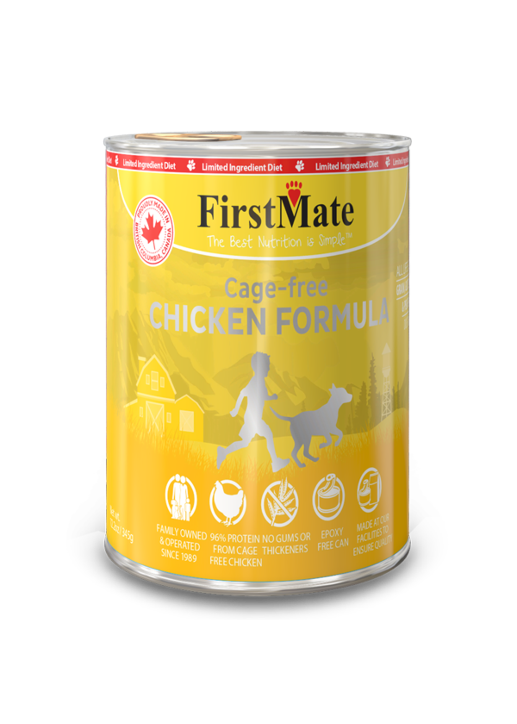 Firstmate FirstMate - LID GF Chicken Dog 12.2oz