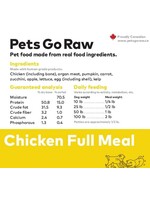 Pets Go Raw Pets Go Raw - Chicken Full Meal Dog 4lb