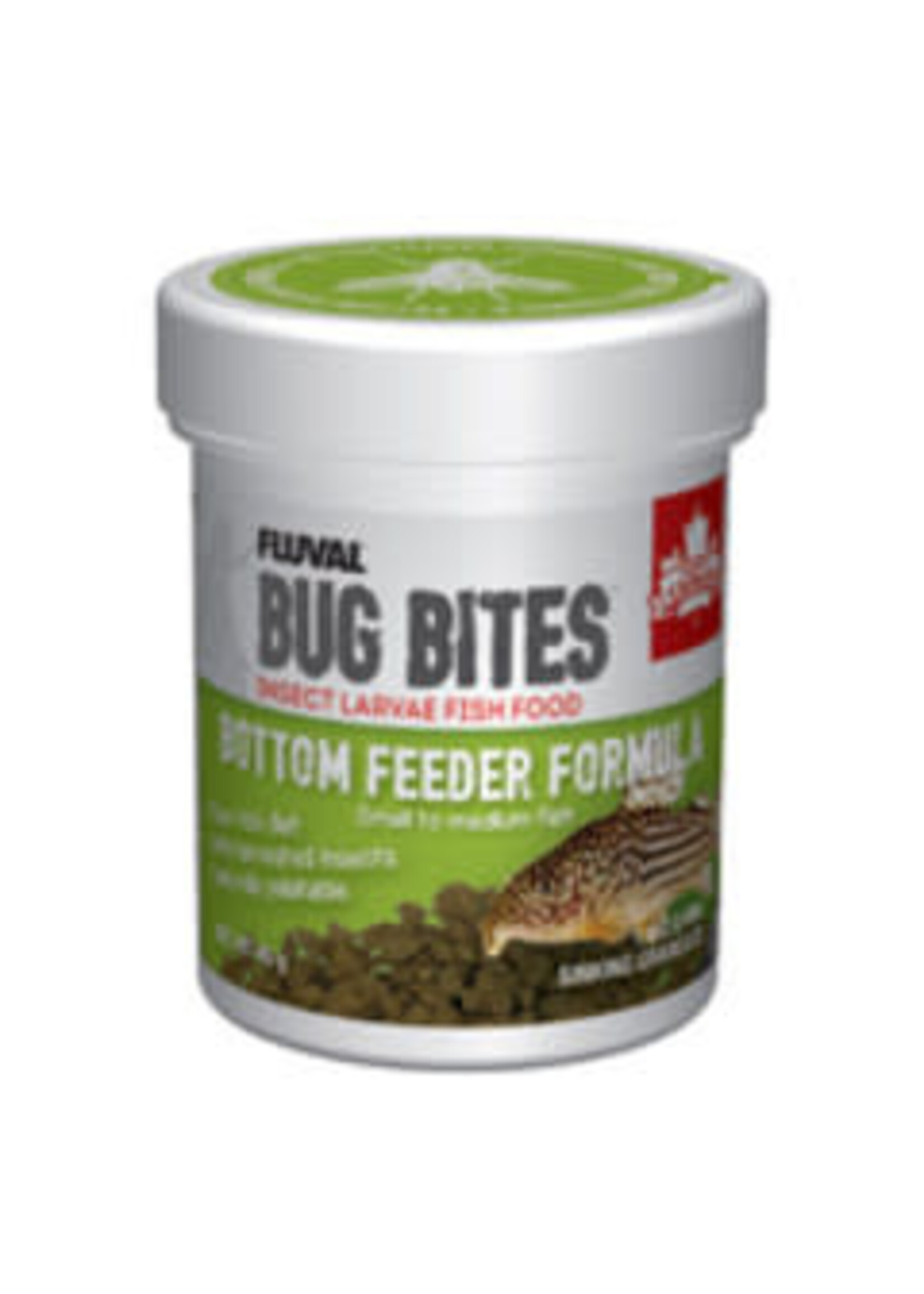 Fluval Fluval Bug Bites - Bottom Feeder Small-Medium 1.4-2.0mm Granules