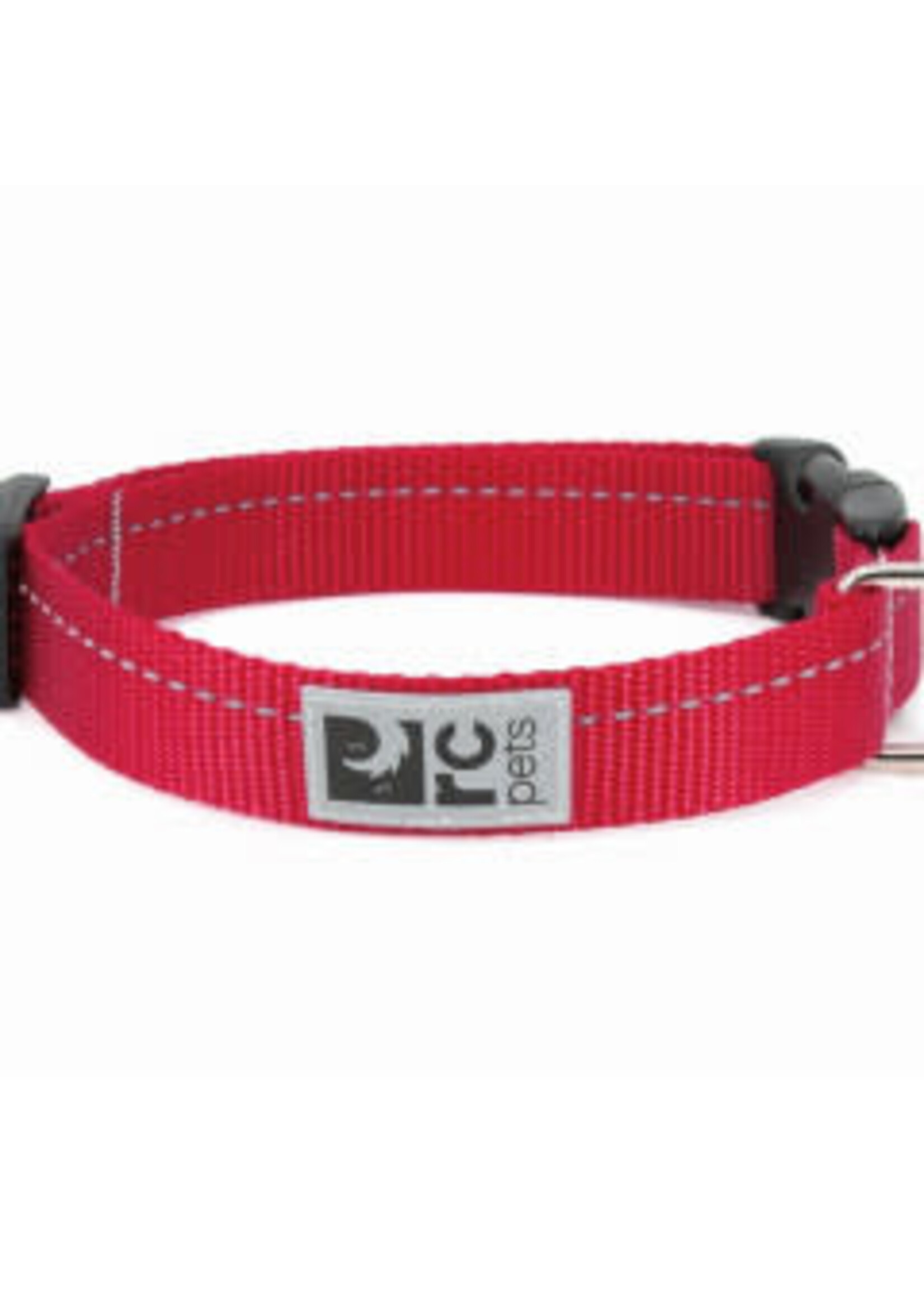 RC Pets Products RC Pets - Clip Collar Primary Red Large 1"