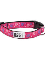 RC Pets Products RC Pets - Clip Collar Fresh Tracks Pink Large 1"