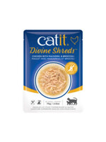 Catit Catit - Devine Shreds Chicken w/ Mackerel & Broccoli Cat 75g