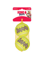 Kong AirDog Squeaker Tennis Ball Large (2pk)
