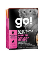 Go! GO! Skin & Coat Minced Chicken 6.4OZ Cat