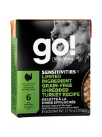 Go! GO! - Sensitivities LID GF Shredded Turkey 12.5oz