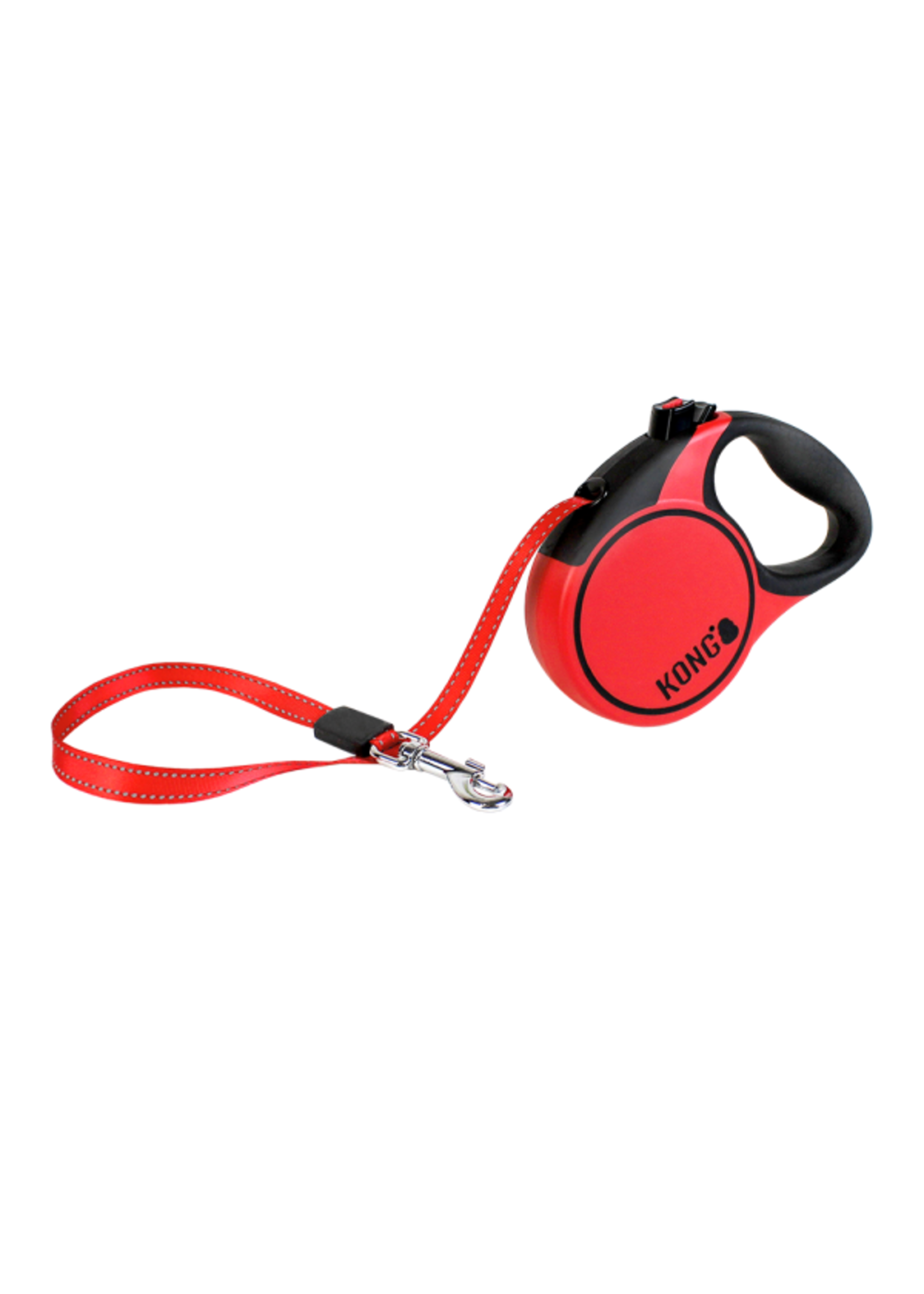 Kong Kong - Retractable Leash Terrain Red X-Small (up to 25lb)