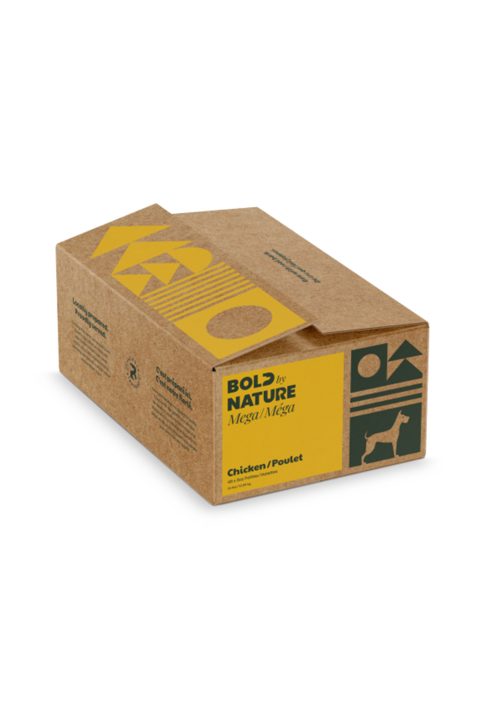 Bold By Nature Bold by Nature - Dog Mega Chicken Patties 24lb