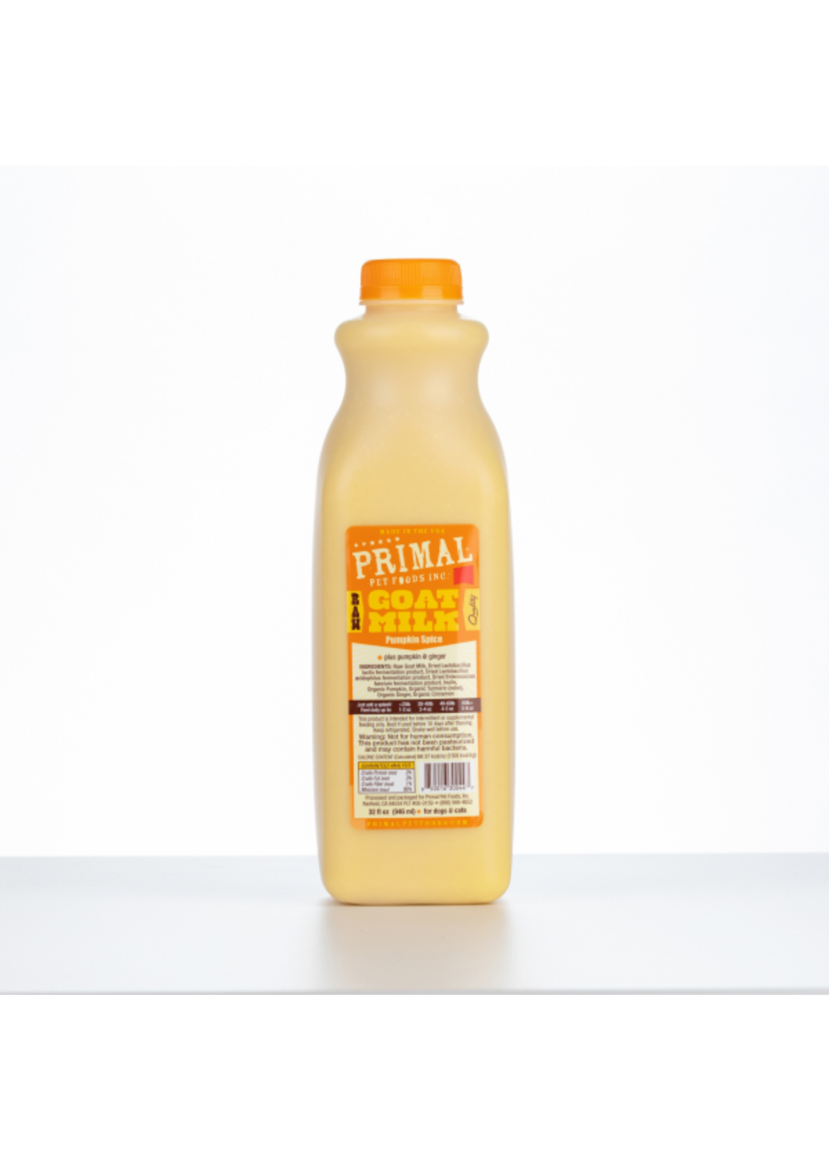 Primal Primal - Frozen Raw Goat Milk Pumpkin Spice Quart 32 oz