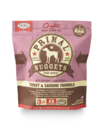 Primal Primal - Dog Raw Turkey Sardine Nuggets 3 lb