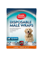 Simple Solutions Simple Solution - Disposable Male Dog Wrap Large (Waist 18"-27")