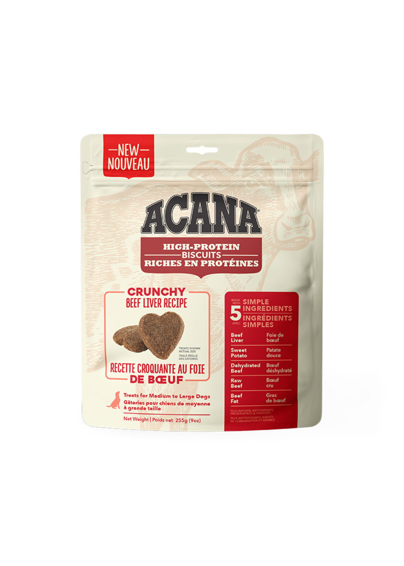 Acana Acana - Crunchy Beef Liver Recipe Treats 255g