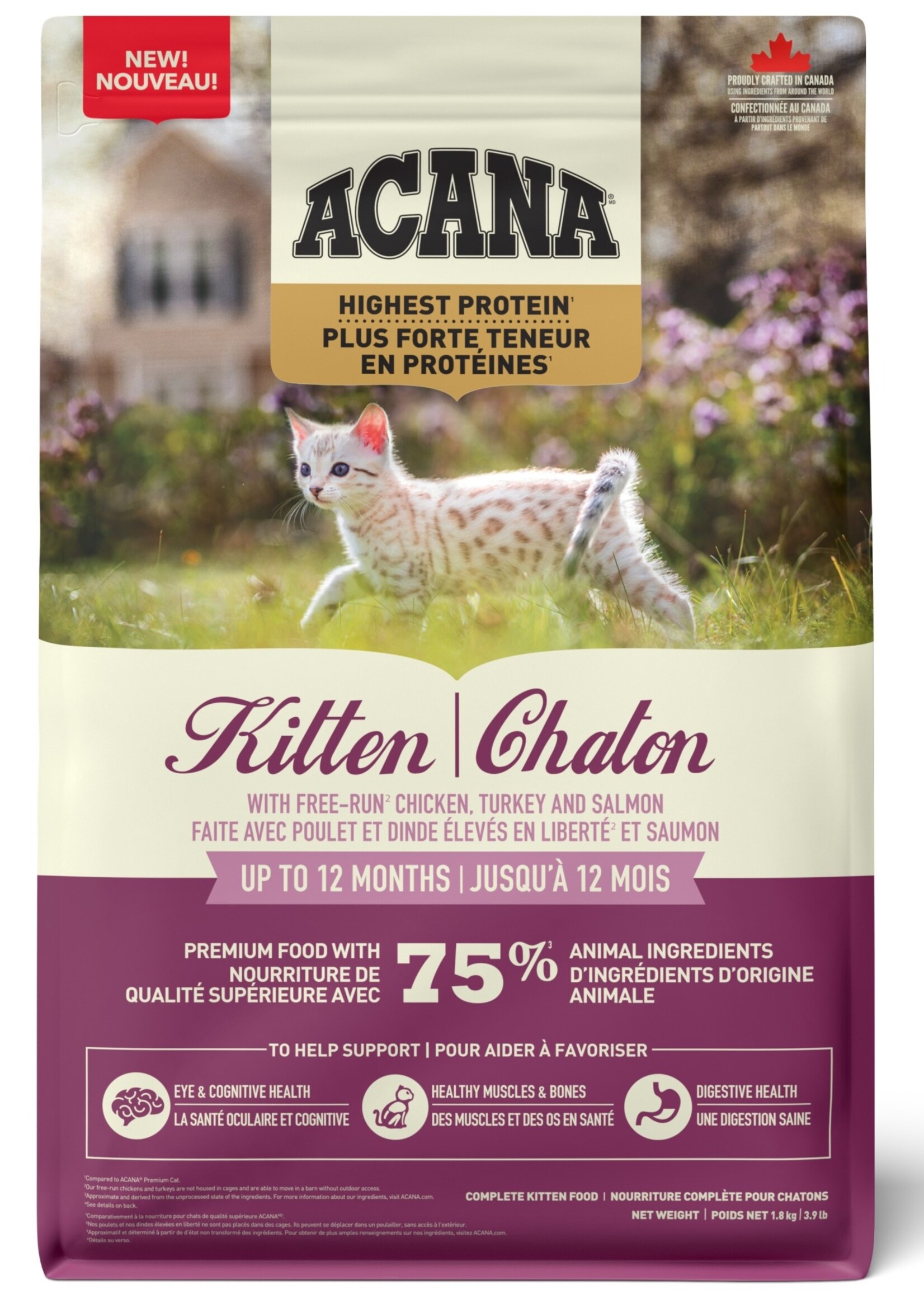 Acana Acana - Highest Protien Kitten 1.8kg