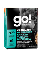 Go! Go! - Carnivore Chicken Turkey Duck Stew Dog 12.5oz