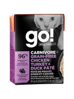 Go! Go! - Carnivore Chicken, Turkey & Duck Cat 6.4oz