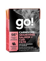 Go! Go! - Carnivore Salmon & Cod Pate Cat 6.4oz