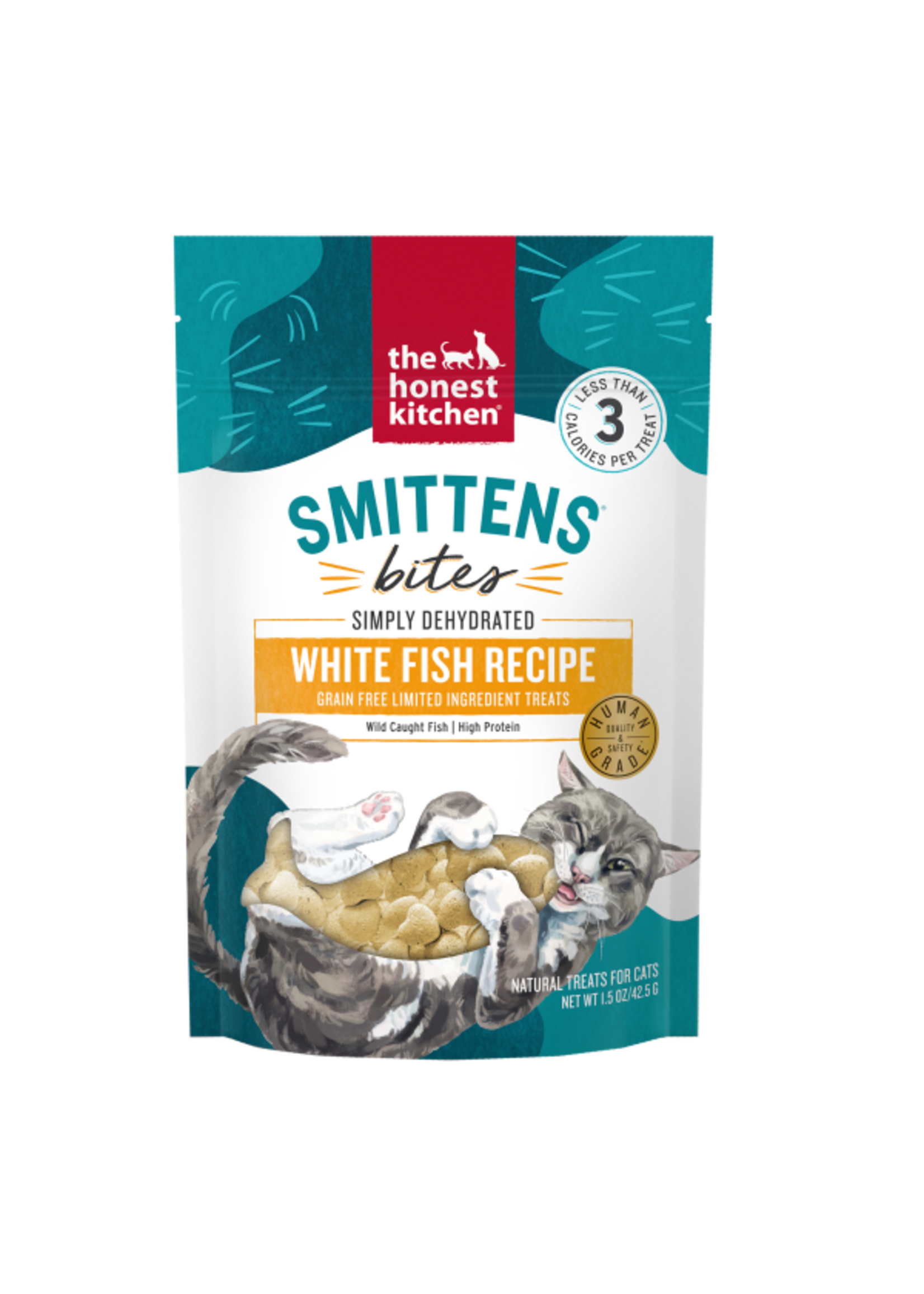 The Honest Kitchen The Honest Kitchen - Smitten Heart-Shaped Whitefish Cat Treats 1.5oz