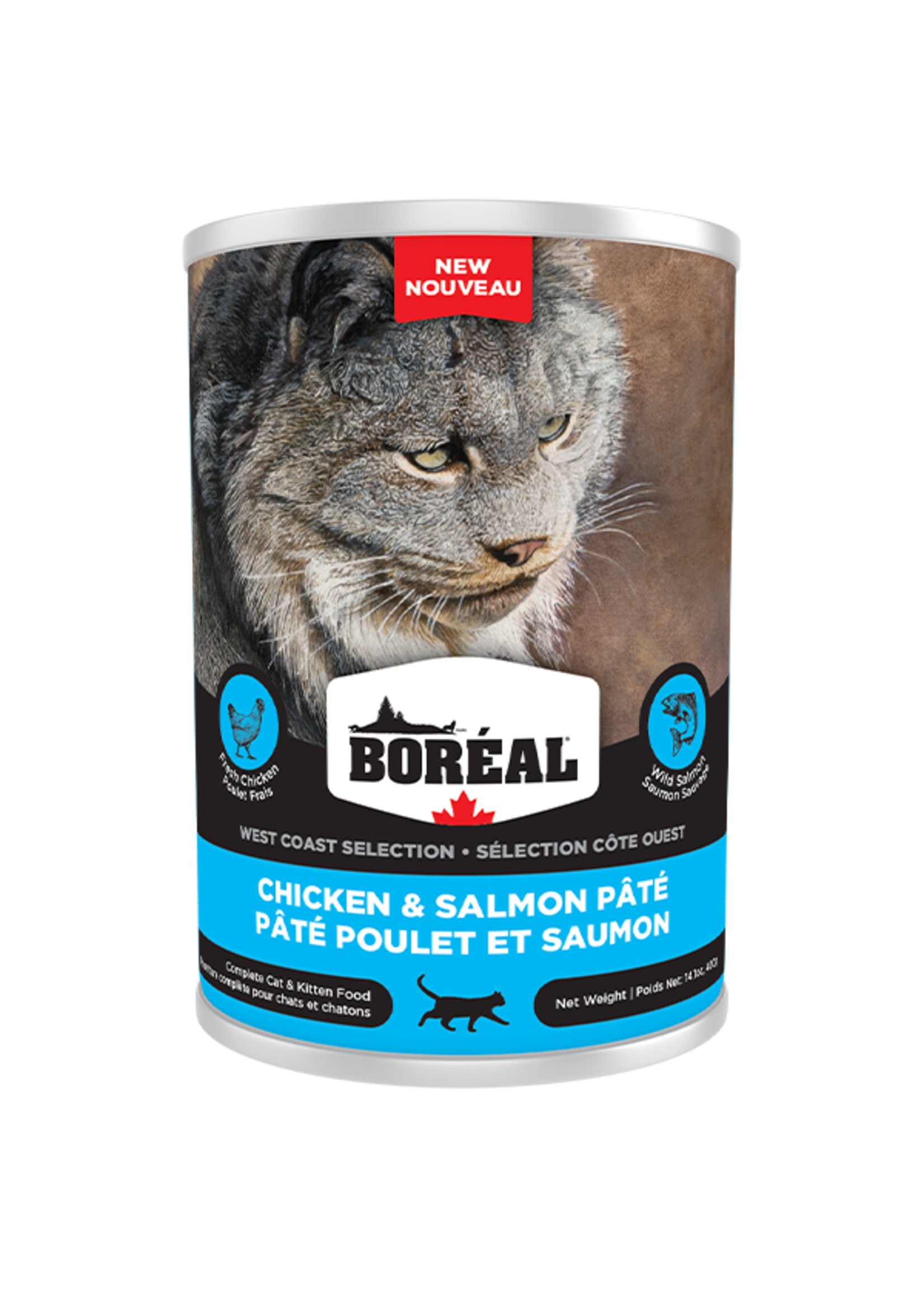 Boreal Boreal - West Coast Selection Chicken & Salmon Pate Cat 400g