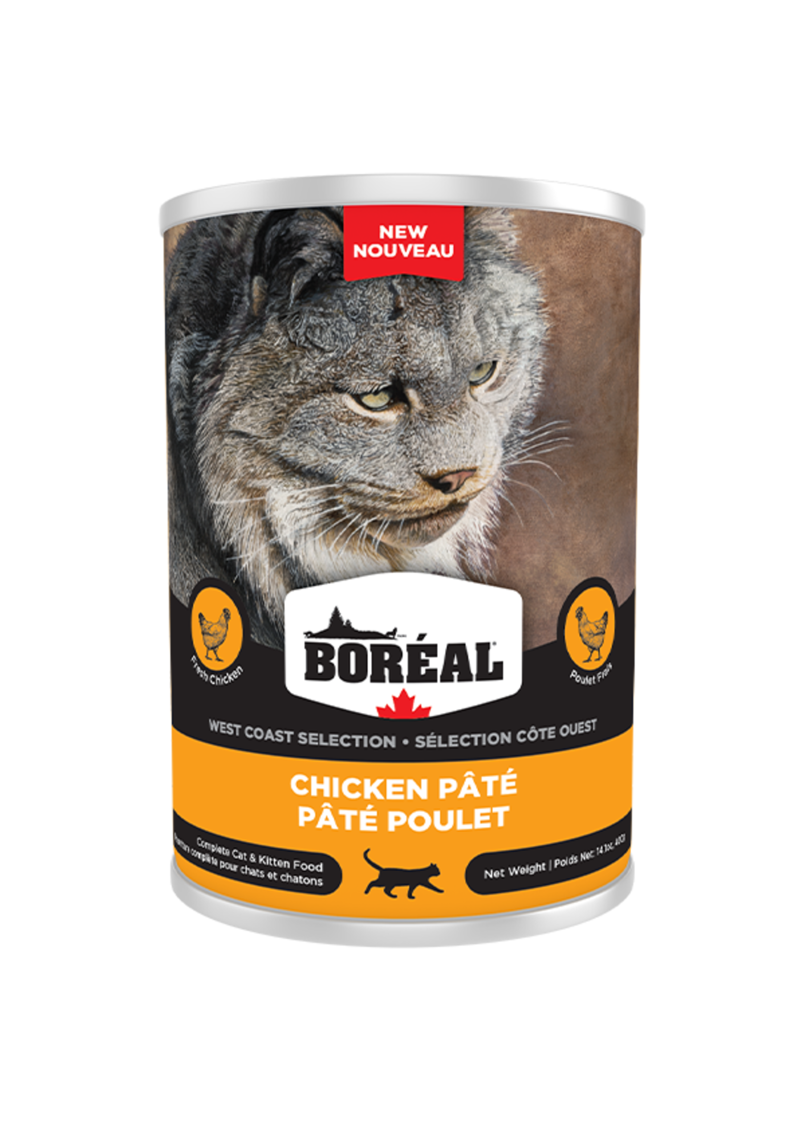 Boreal Boreal West Coast - Chicken Pate 400g Cat