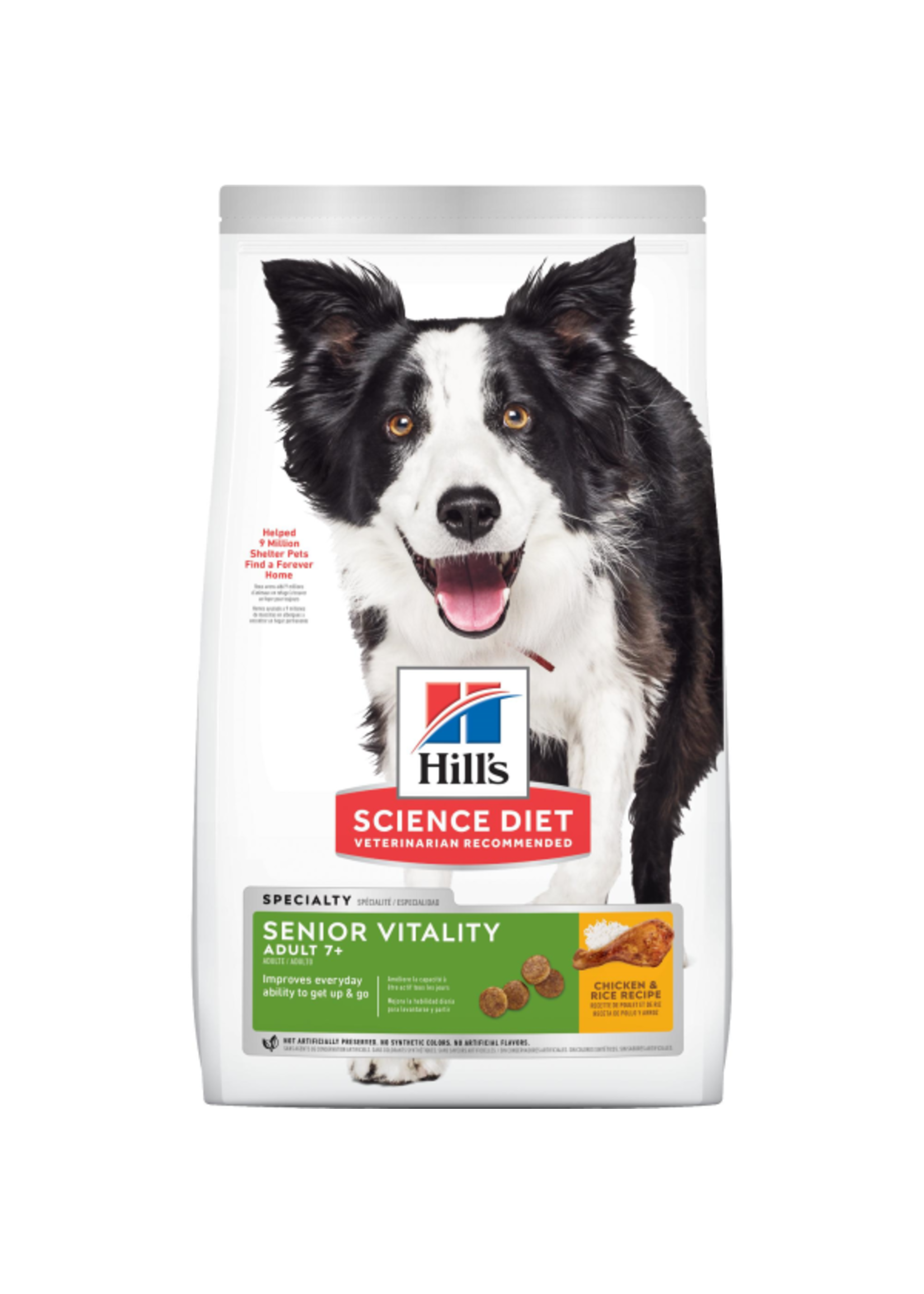 Hill's Science Diet - Dog Adult 7+ Senior Vitality Chicken 21.5lb