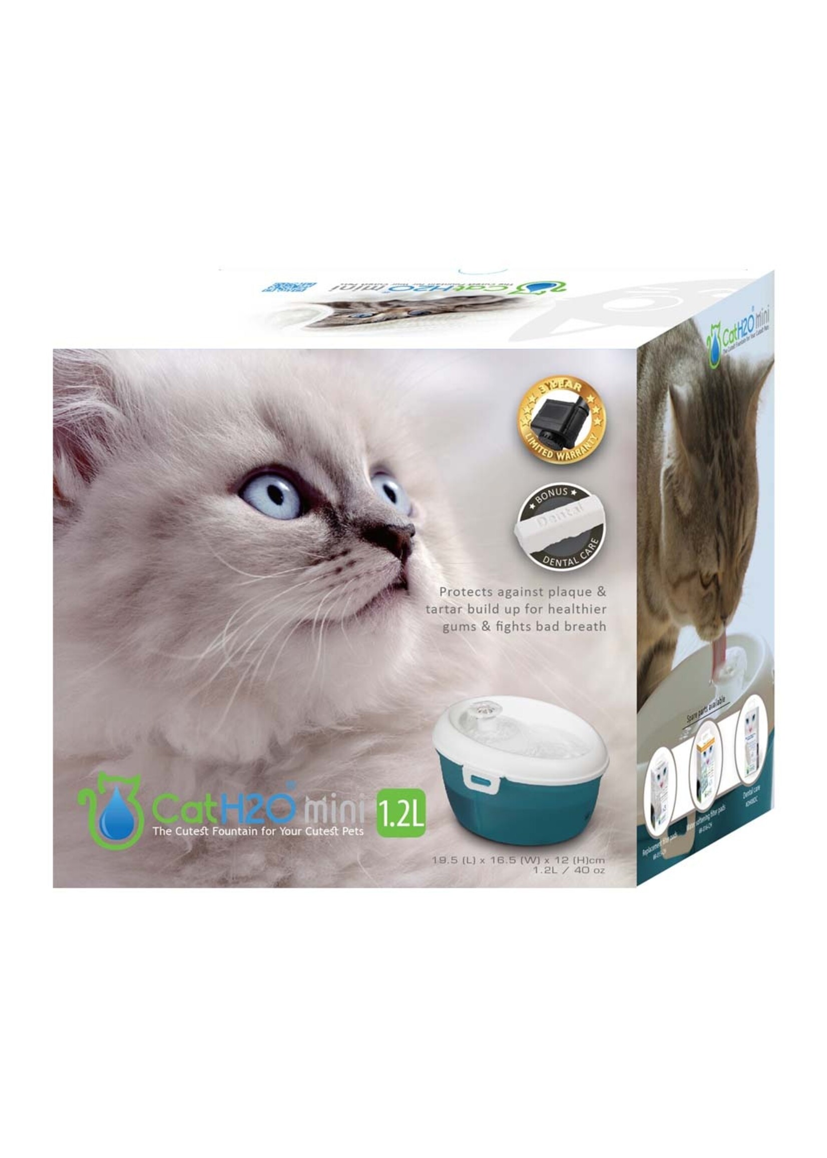 Cat H2O - Drinking Fountain for Cat 1-2L BLUE