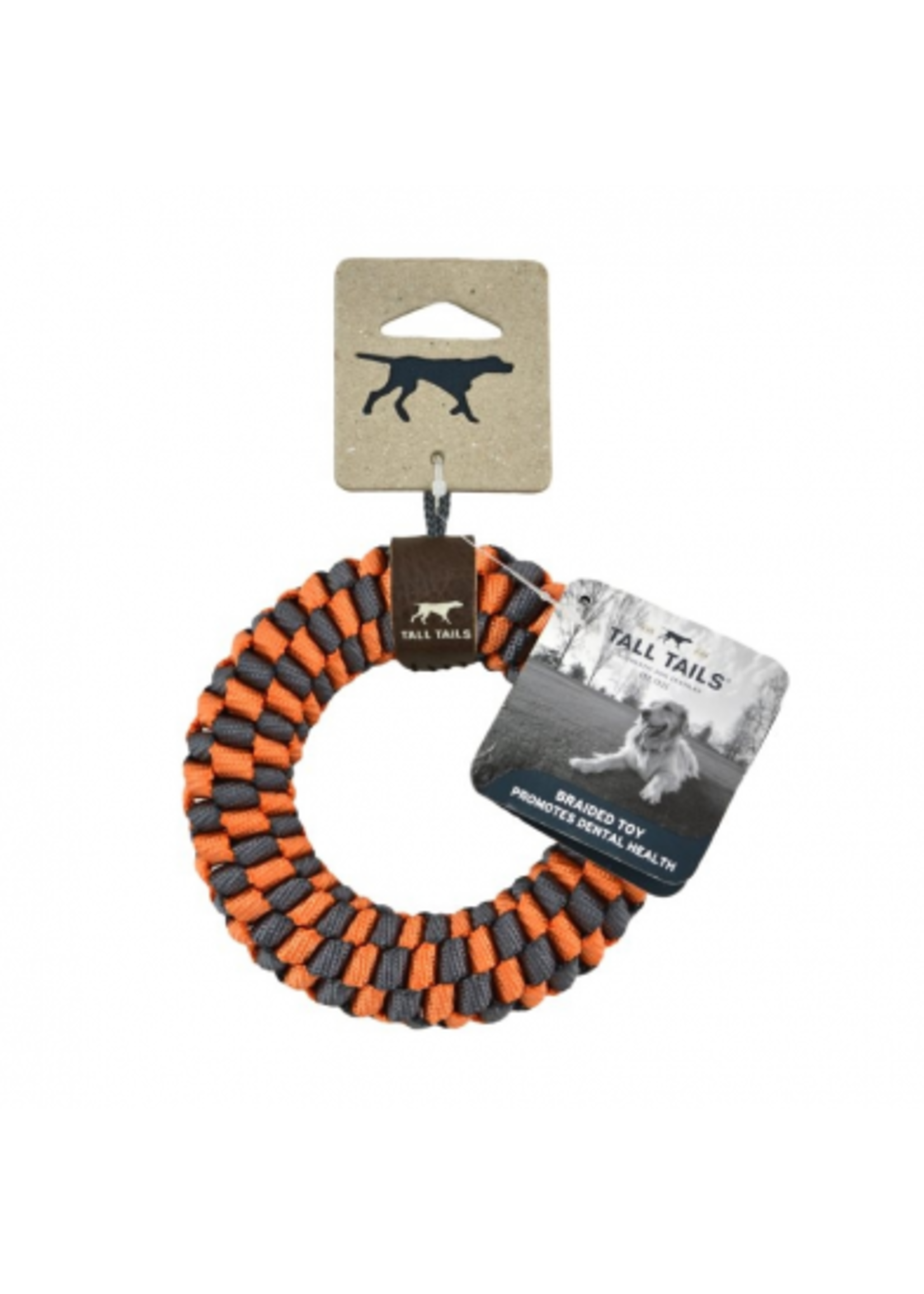 Tall Tails Tall Tails - Braided Ring Toy Orange
