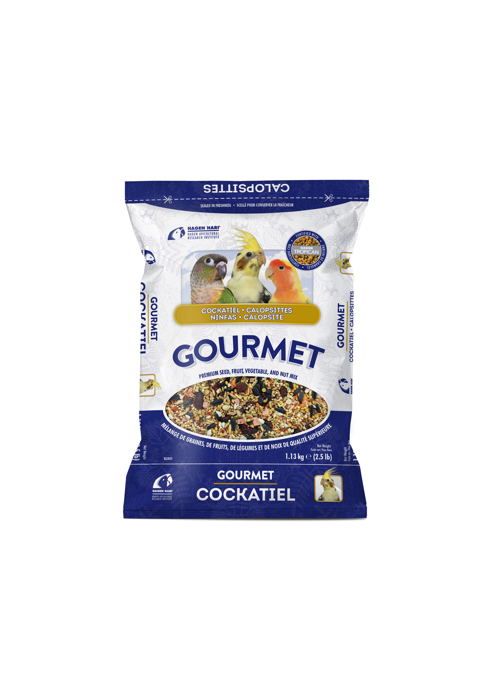 Hari HARI - Gourmet Premium Seed Mix For Cockatiels - 1.13 kg (2.5 lb)