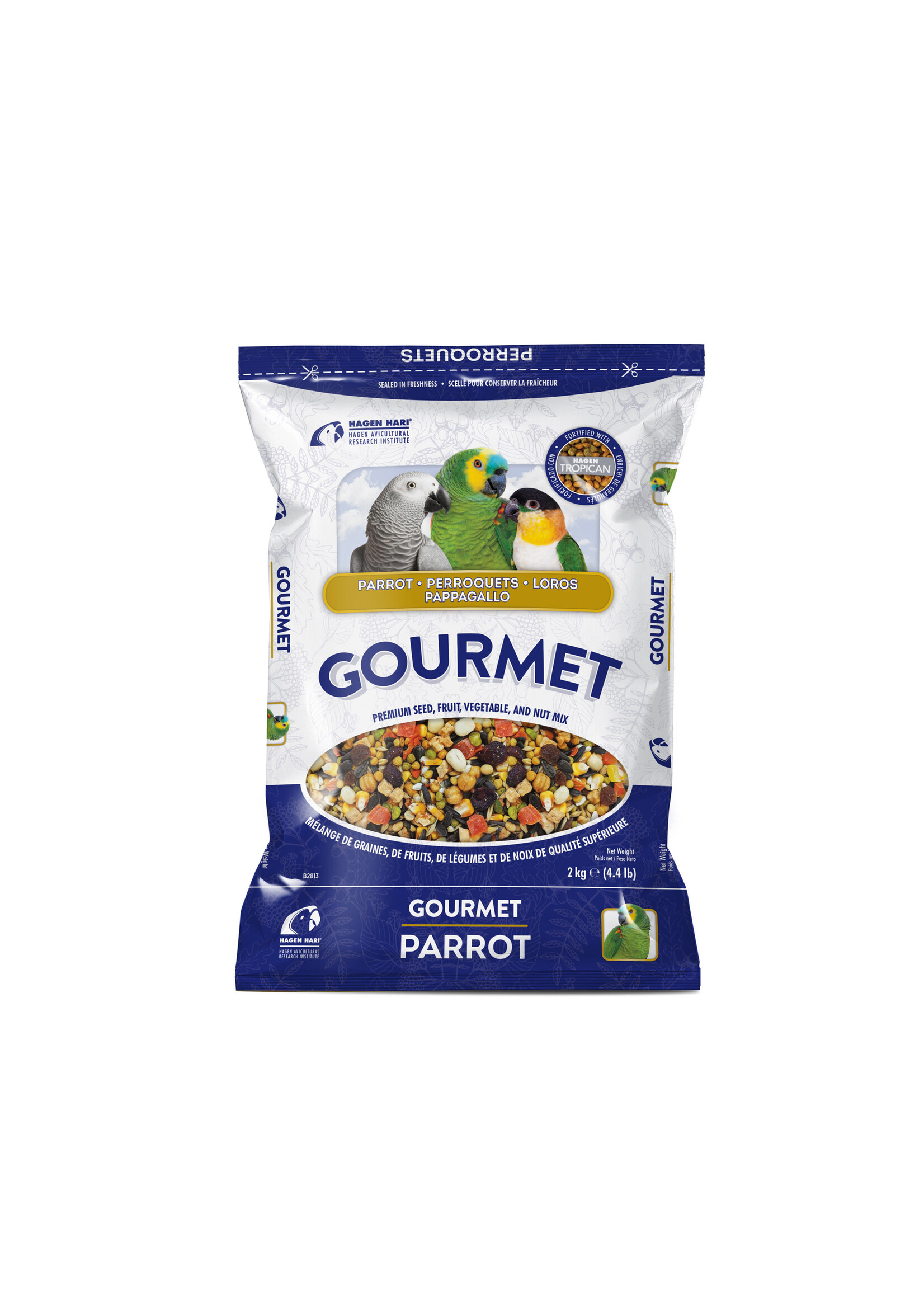 Hari HARI - Gourmet Premium Seed Mix for Parrots - 2 kg (4.4 lb)