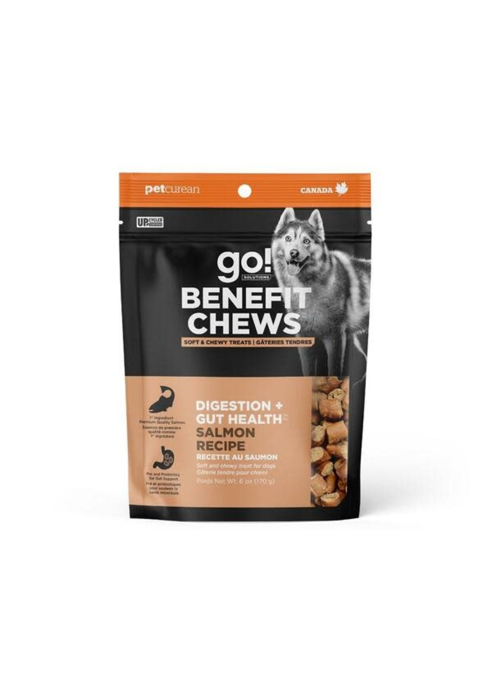 Go! Go! - Benefit Chews Digestion+Gut Health Salmon Dog 6oz