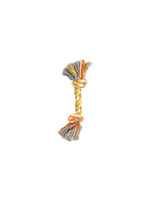 Budz Budz - Rope with 2 Knots Orange & Yellow 8.5"