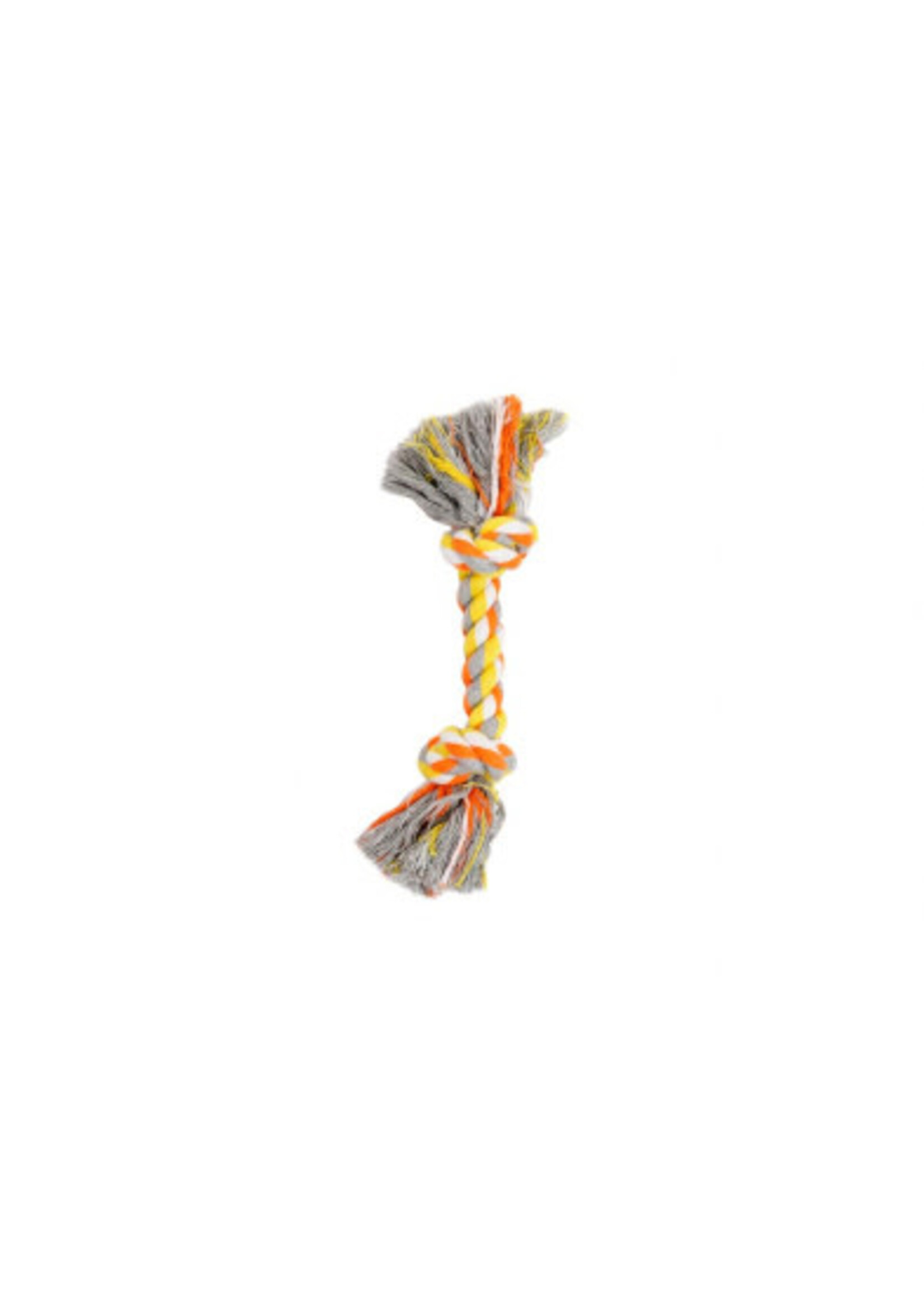 Budz Budz - Rope with 2 Knots Orange & Yellow 8.5"