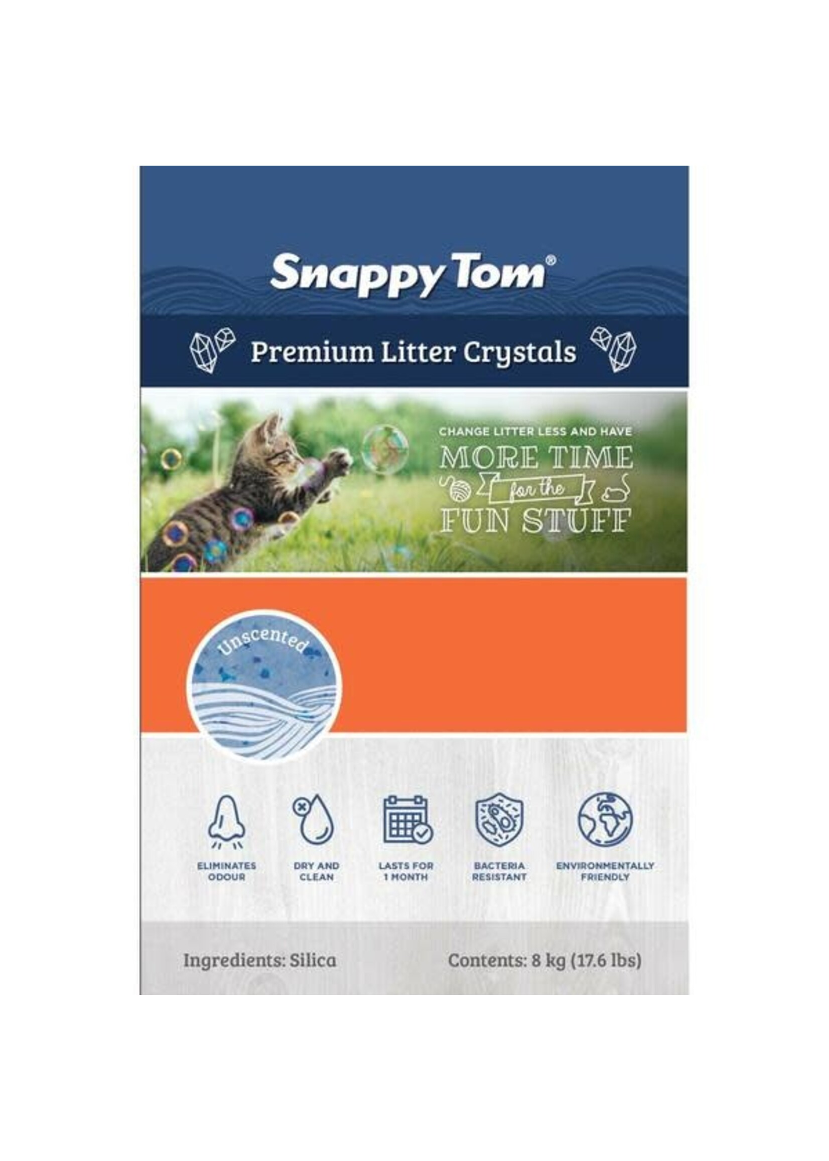 Snappy Tom Snappy Tom - Crystal Natural Blue Unscented 17.6LB