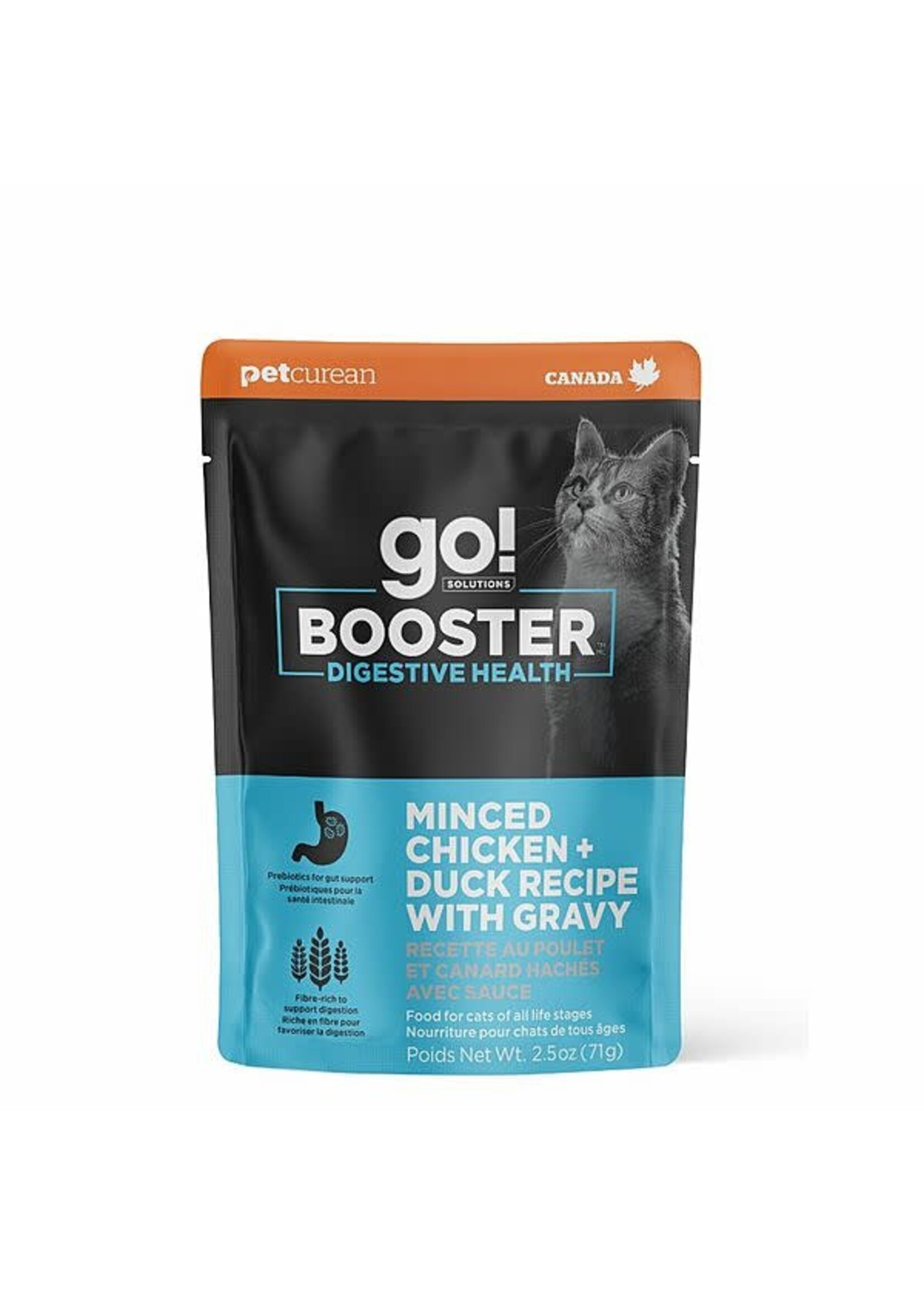 Go! GO! - Digestive Minced Chickn & Duck w/gravy 2.5oz Cat