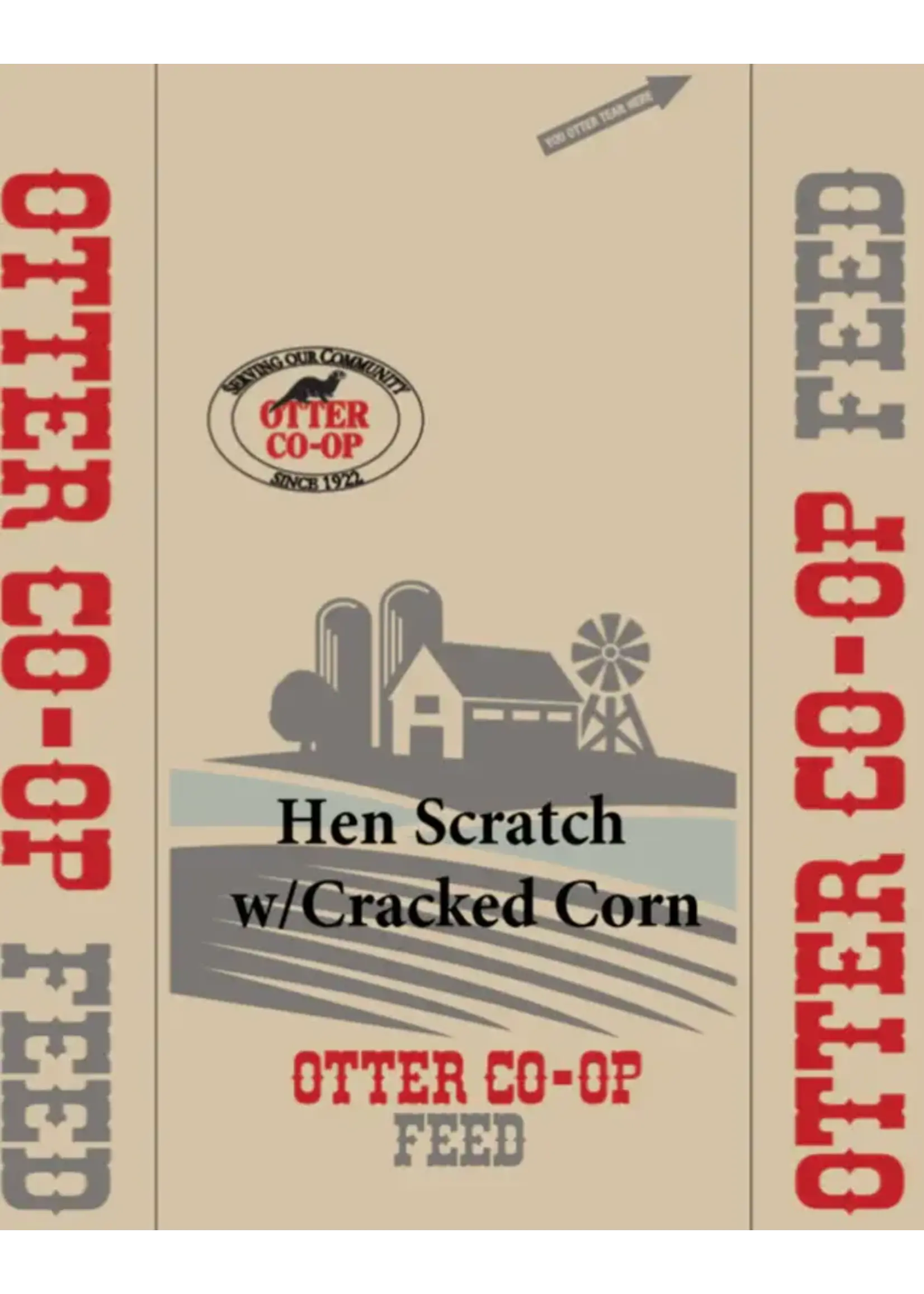 Otter Co-op Otter Co-op - Cracked Corn Hen Scratch 20kg