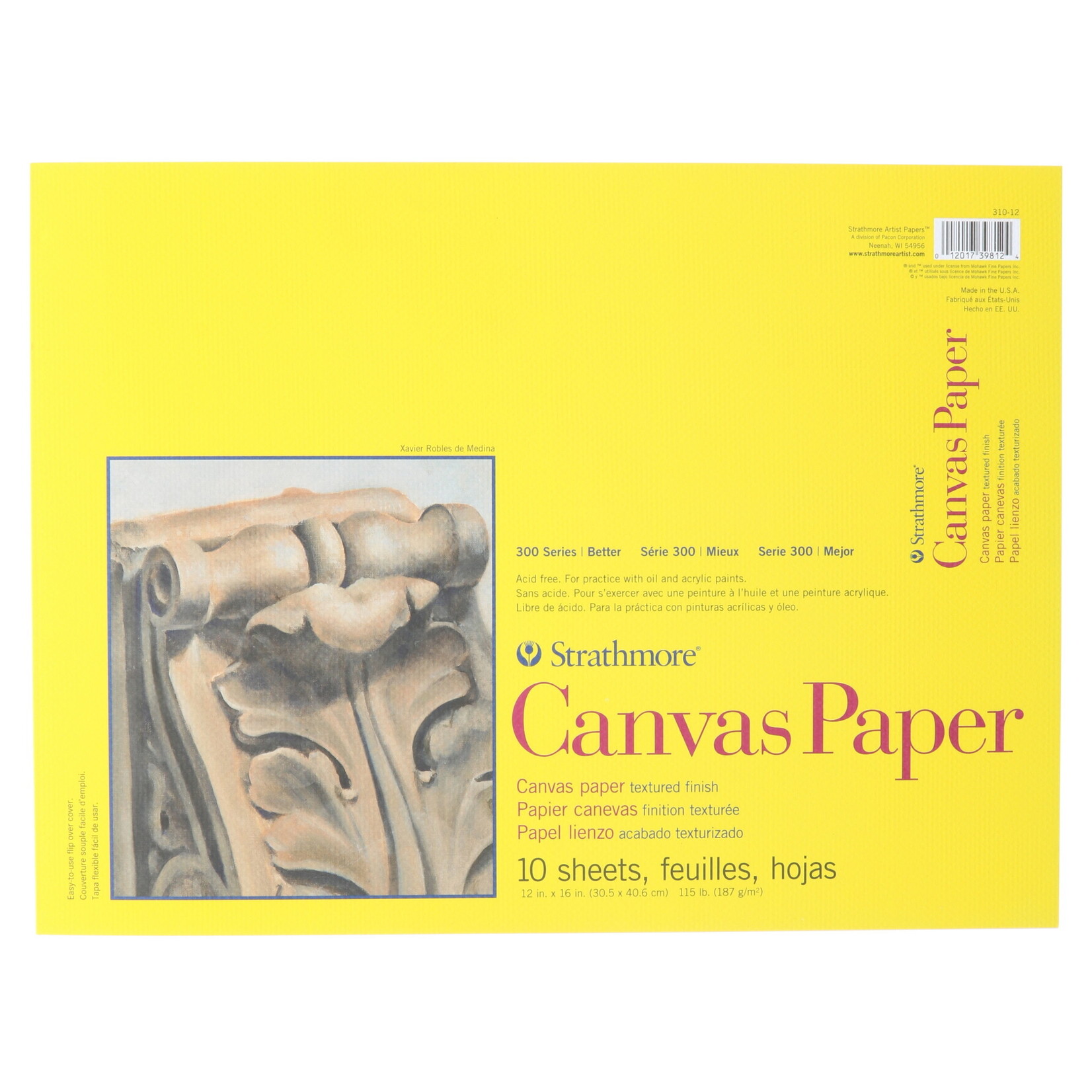 Strathmore Strathmore 300 Canvas Paper Pad