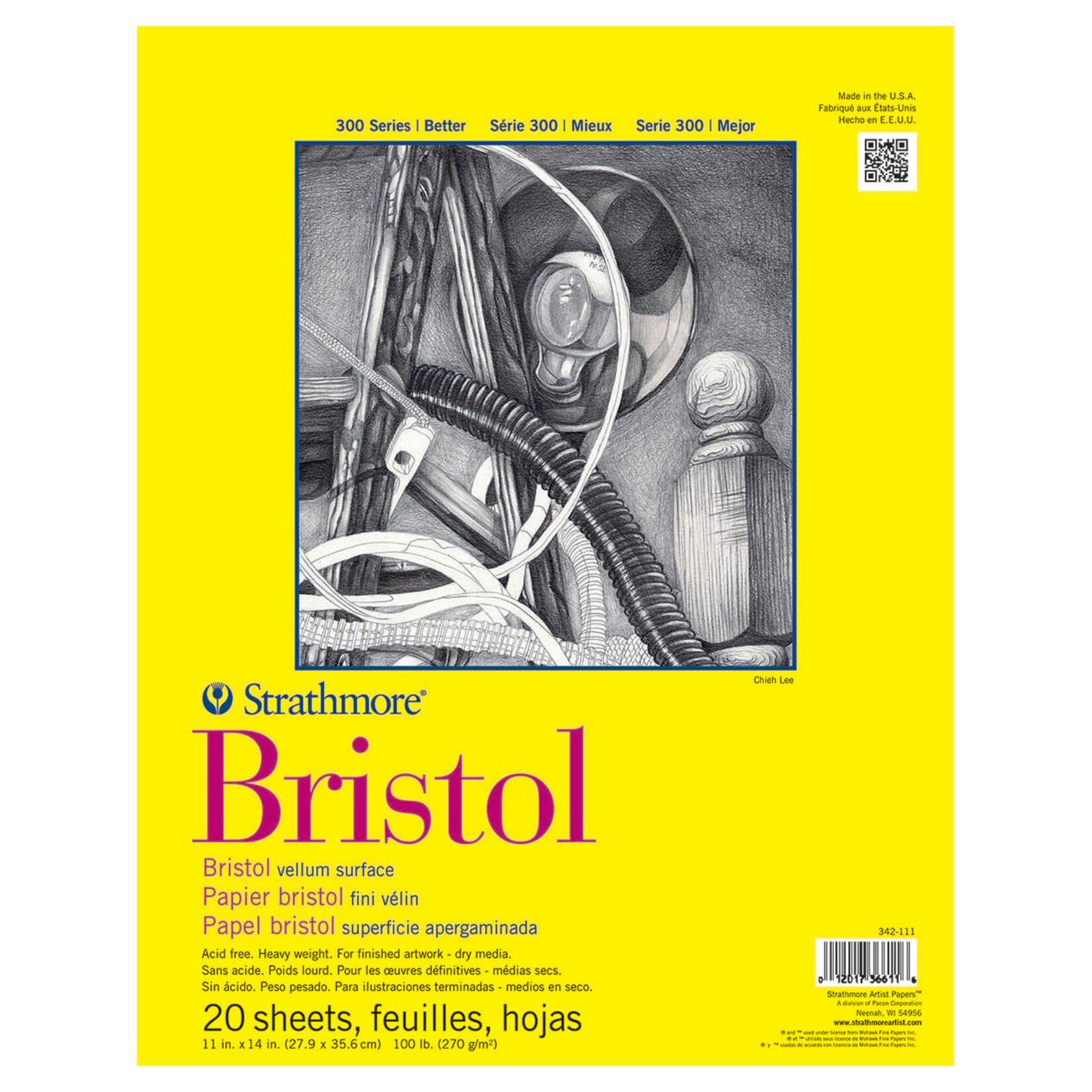 Strathmore Strathmore 300 Bristol Pad, Vellum