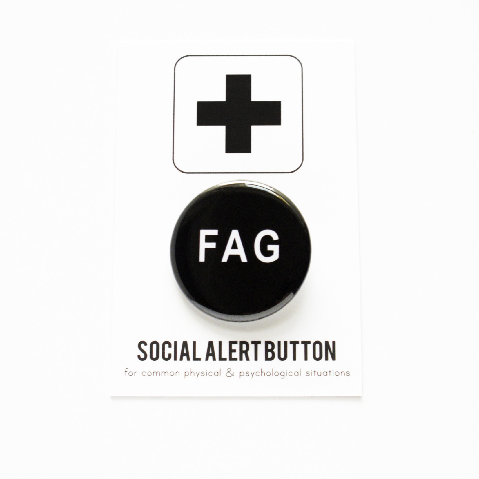 Word for Word Factory LGBTQ+ Pinback Button