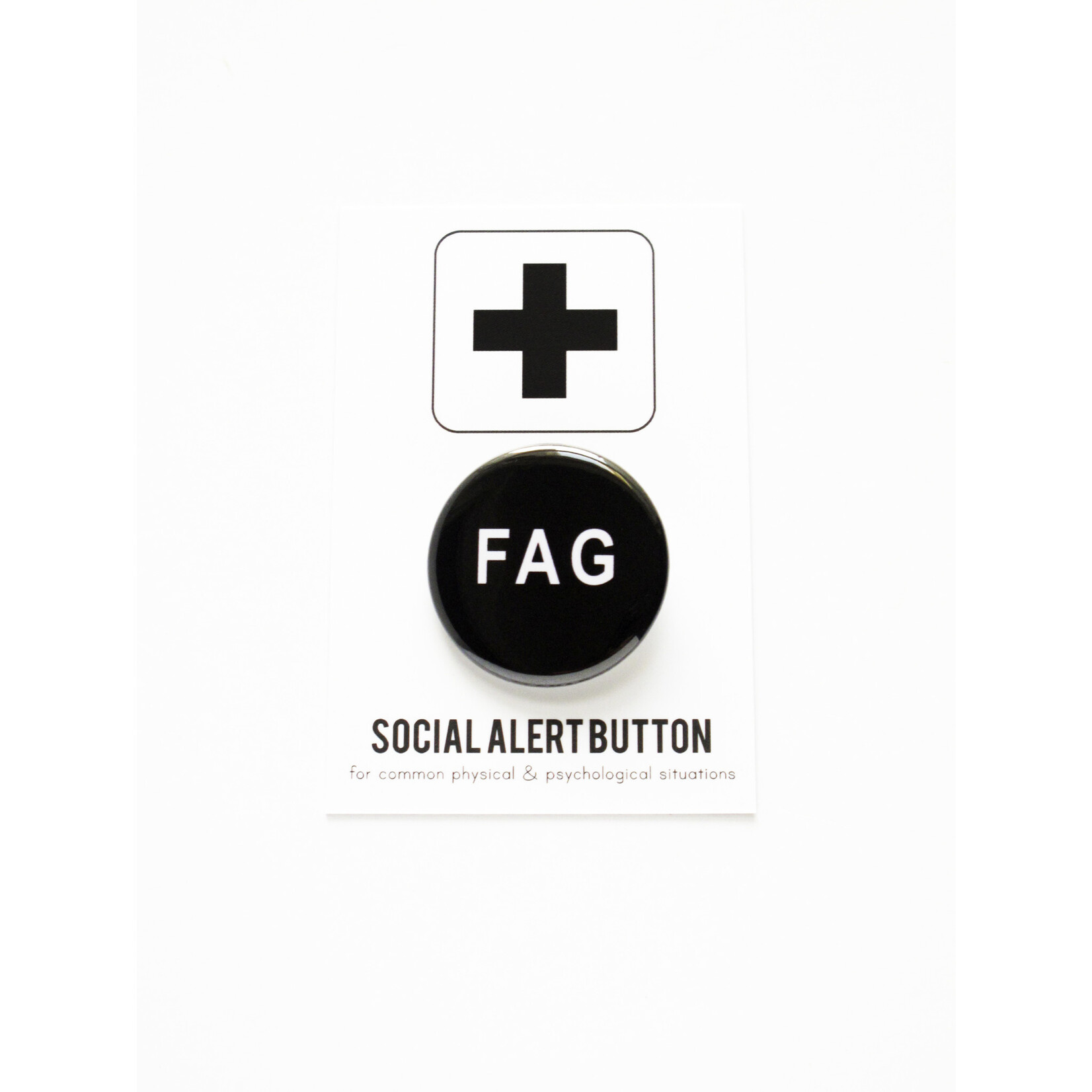 Word for Word Factory LGBTQ+ Pinback Button