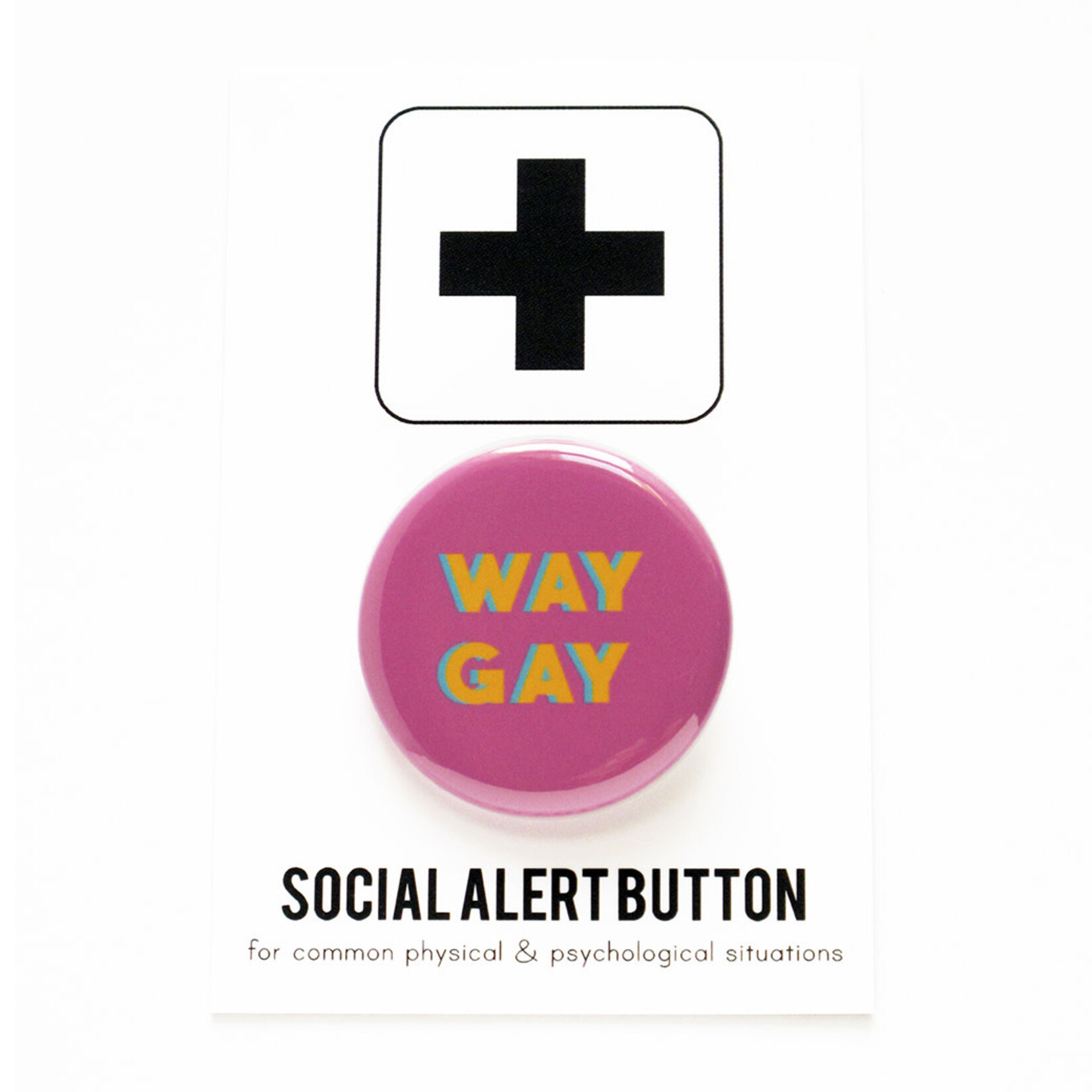 Word for Word Factory LGBTQ+ Pinback Button